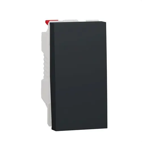 Exclusivo INTERRUPTOR 1 MODULO ANTRACITA