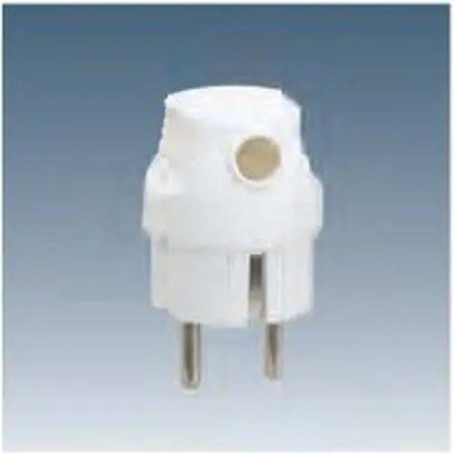 CLAVIJA DE ENCHUFE NORMAL 2P TT LATERAL SCHUKO Garantía Incluida