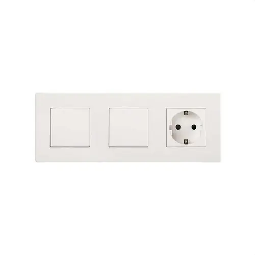 Promoción Exclusiva MARCO ESTÉTICA ICON SIMON 270 CON 3 ELEMENTOS BLANCO