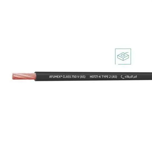 CABLE AFUMEX CLASS 750V(AS)H07Z1-K TYPE 2(AS)1x10 NG(SE SUMINISTRA CJ.100m) Edición Limitada