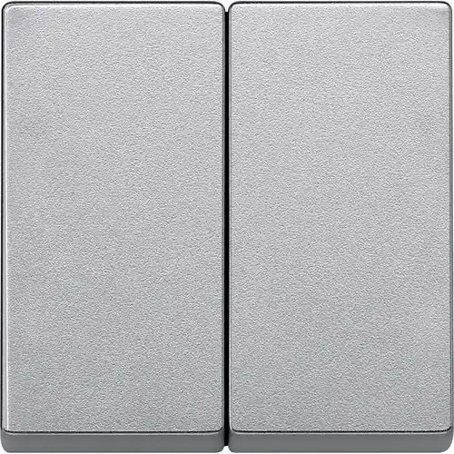 Descuento TECLA DOBLE ELEGANCE ALUMINIO