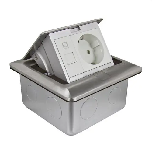Precio Económico BASE SUELO ENCHUFE S NEW UNICA SYSTEM+ CON RJ45
