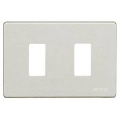 Auténtico PLACA PARA 2 MECANISMOS SEPARADOR RECTANGULAR MAGIC OXIDAL