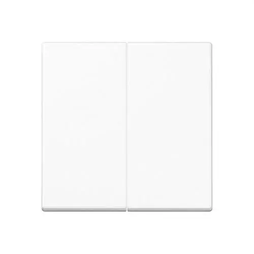 TECLA DOBLE INTERRUPTOR PULSADOR A500 BLANCO ALPINO Súper Precio
