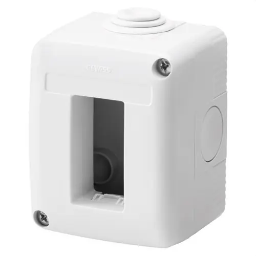 CONTENEDOR PROTEGIDO 1 MÓDULO GRIS RAL 7035 APTO PARA APARATOS IP40 No Te Lo Pierdas