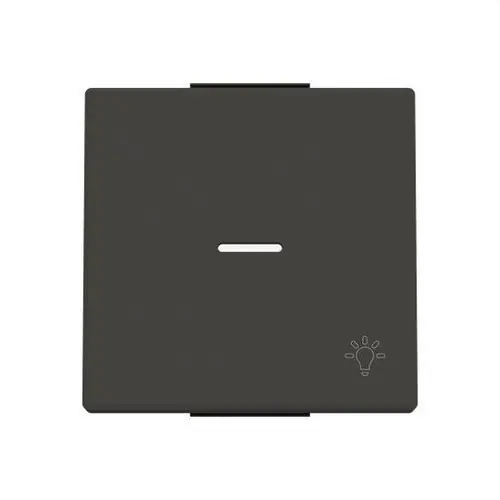 Stock Limitado TECLA PULSADOR LUZ SERIE DE LUJO CON VISOR NEGRO ESSENCE