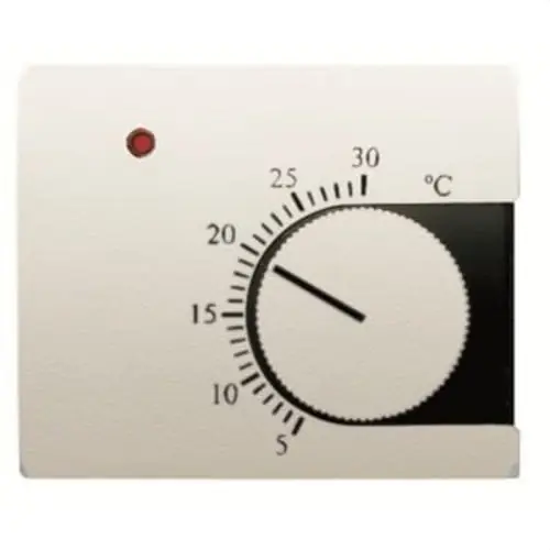 TAPA TERMOSTATO CALEFACCIÓN+REFRIGERADOR OLAS BLANCO JAZMÍN Ocasión Especial
