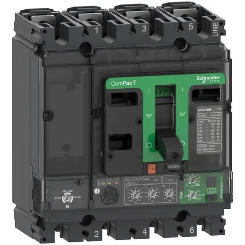 Nuevo Modelo BLOQUE DE CORTE NSX250H 70kA AC 4P4R 160A 4.2