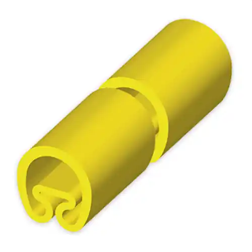 Lujoso MANGUITO METROS 5x1000 PVC PLASTIFICADO AMARILLO