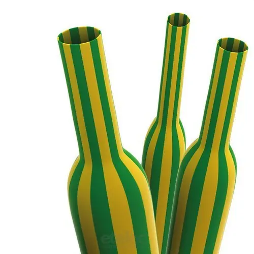 FUNDA TERMORRETRACTIL GTUCb6.4/3.2YG AMARILLO VERDE TIRA 1m Mejor Precio