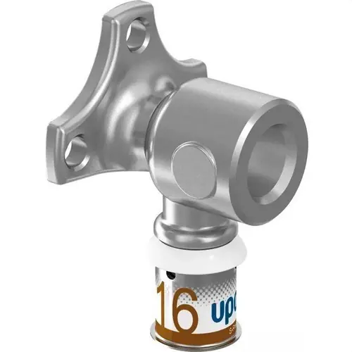 CODO FIJ.16-Rp1/2"FT UPONOR S-PRESS PLUS P/INST.PARED O FIJ.PL.EVITANDO GIRO Gran Oferta