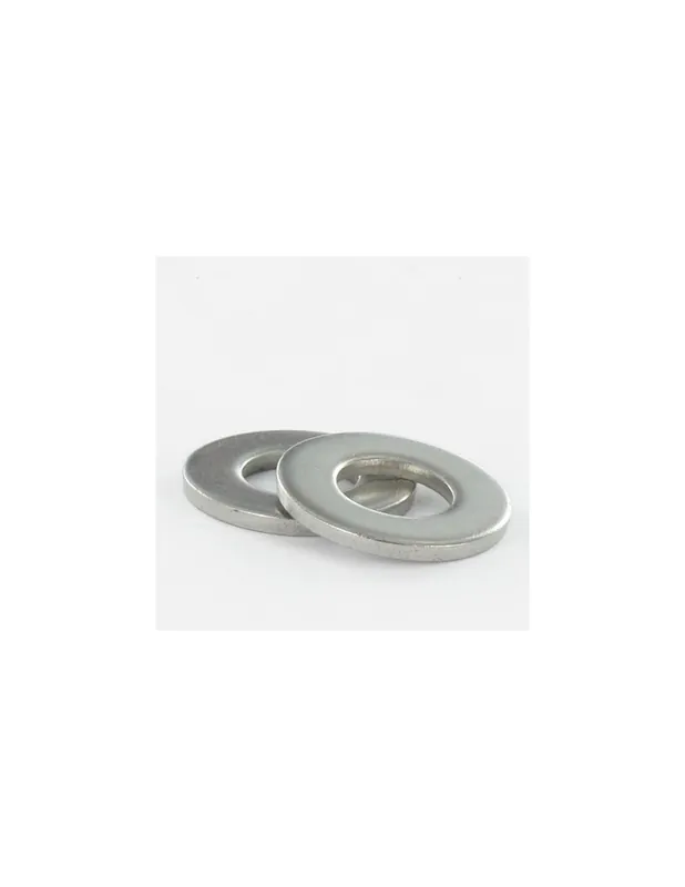 1 x Arandela plano 4X12X1 Acero cincado blanco Certificado
