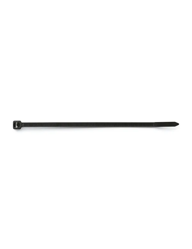 1 x Brida de sujeción 3.6X370 Nylon poliamida 6.6 negro No Te Lo Pierdas
