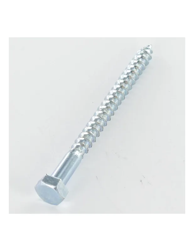 Precio Reducido 1 x Tirafondo 16X240 Acero cincado blanco