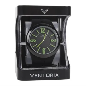 RELOJ INOX MODELO ENERGY-NEGRO Hecho A Mano