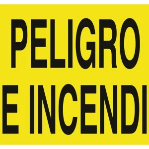 SEÑAL POLIESTIRENO 420X297 MM Peligro de incendio Oferta De Temporada