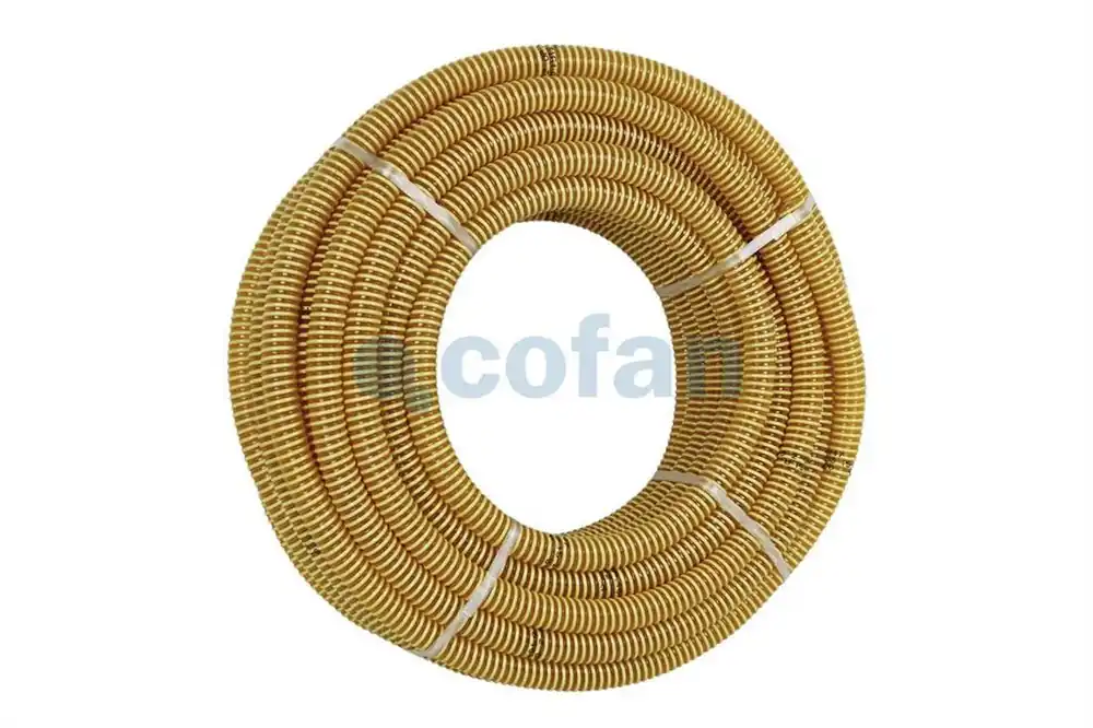ROLLO TUBO ESPIRAL ASPIRACIÓN AMARILLO Ø70mm 25m Ocasión Especial