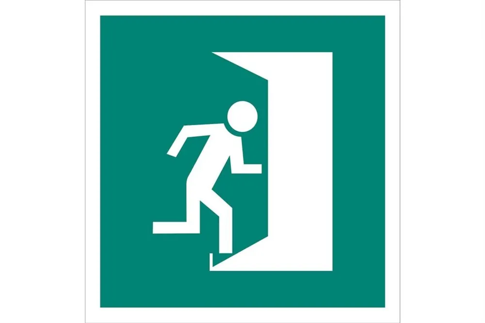 SEÑAL LUMINISCENTE 210X210MM Salida emergencia Derecha Últimas Unidades