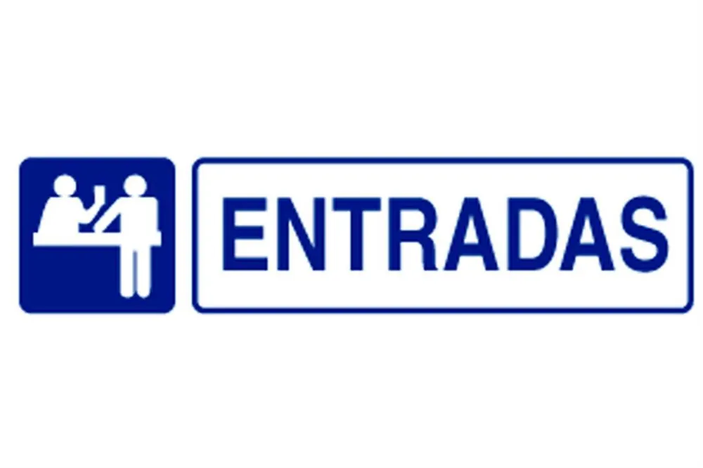 De Moda SEÑAL GLASSPACK ADHESIVA 250X62MM. ENTRADAS