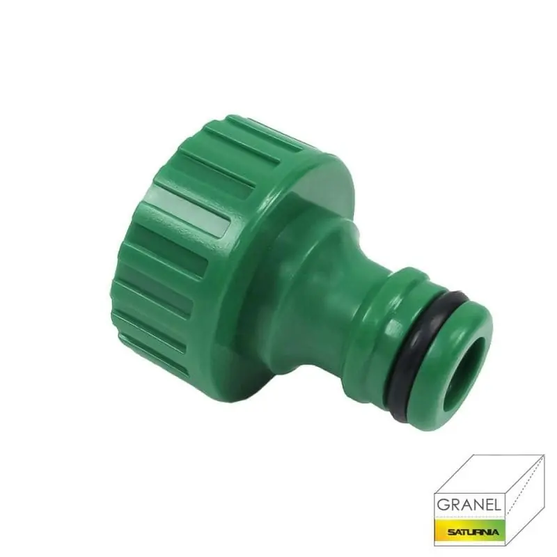 Adaptador Manguera Plastico 3/4 hembra Granel Alta Calidad