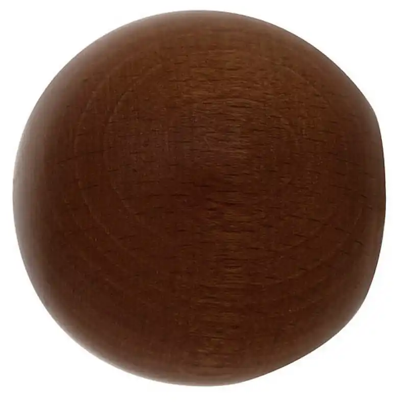 Terminal Madera Esfera 28x55 mm. Nogal Devolución Gratuita