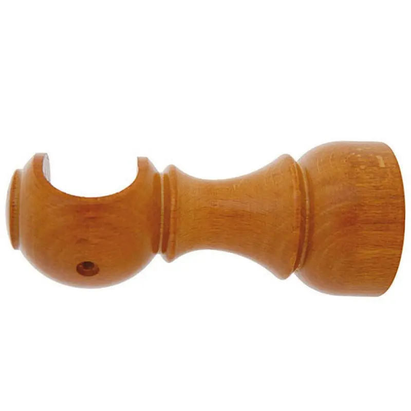 Soporte Madera Liso Abierto 28x128 mm. Teca Mejor Calidad