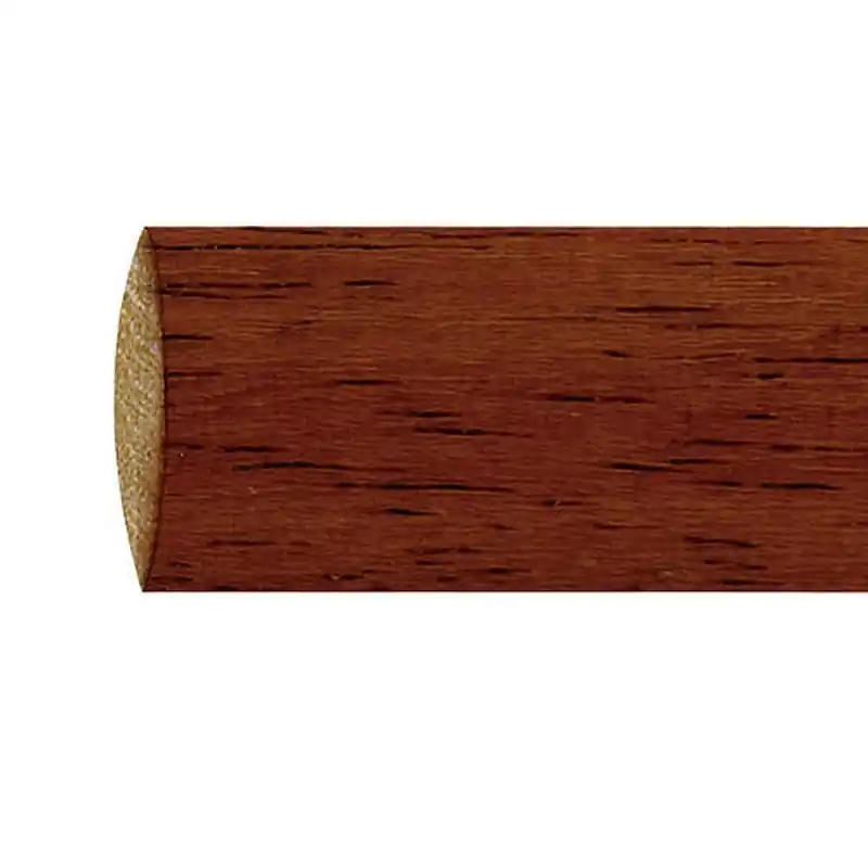Moderno Barra Madera Lisa 1,8 Metros x 28 mm. Nogal