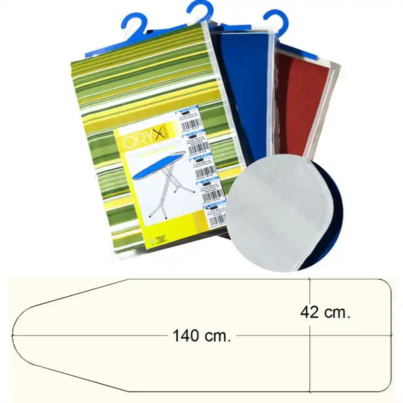 Certificado Funda Mesa Plancha Espuma Muleton 140x42 cm