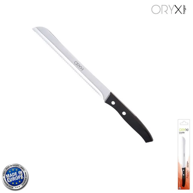 Cuchillo Aspen Panero Hoja Acero Inoxidable 19 cm. Negro Oferta Limitada