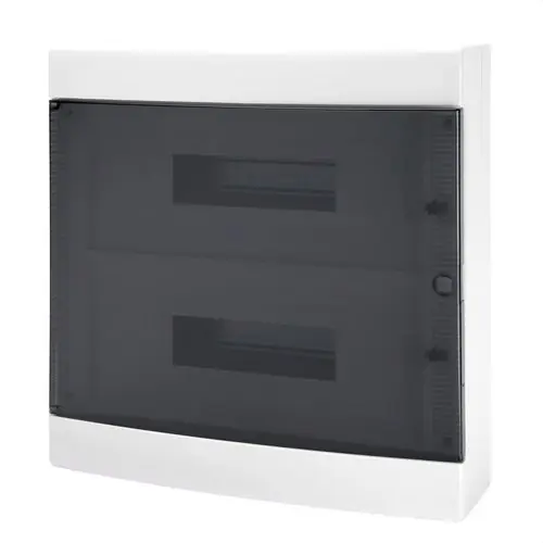 Devolución Gratuita CAJA DEC.PDS.LISAS 36(18x2)MOD.PREPARADA P/ALOJAR REGL.IP40