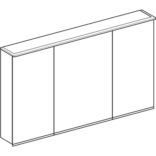 ARMARIO ESPEJO OPTION PLUS, ILUMINACIÓN Y 3 PUERTAS 120cm Oferta Limitada