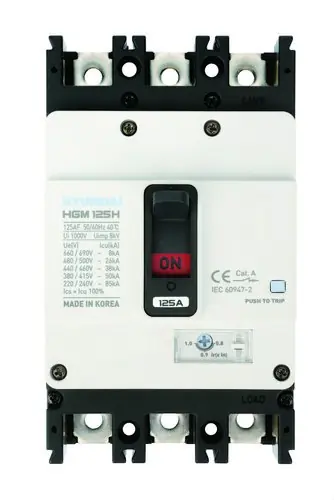 AUT.HGM250 4P3D(NRST)55kA 380/415V 100-125A LTD 0.8-1xIn INSTAN.10xIn Mejor Calidad