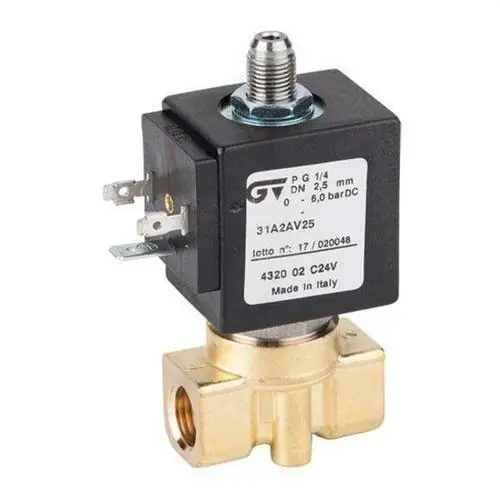 ELECTROVÁLVULA 3 VÍAS 1/4" C 48V DIÁMETRO 1,5mm CERRADA Garantía Incluida